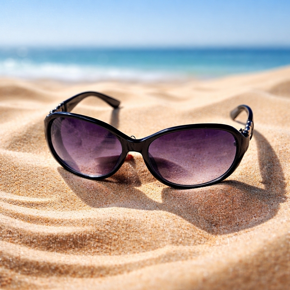 Foster Grant Black and Purple Sunglasses